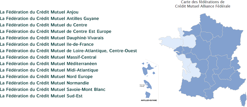 Liste des agences du Crédit Mutuel en France